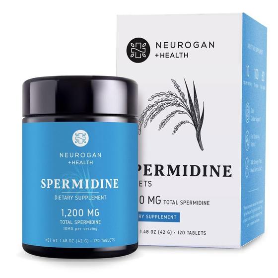 Imagem de Suplemento Neurogan Spermidine 1200mg - 120 Comprimidos (99% Puro)