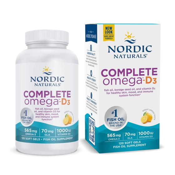 Imagem de Suplemento Nordic Naturals Complete Omega-D3 - 120 Cápsulas