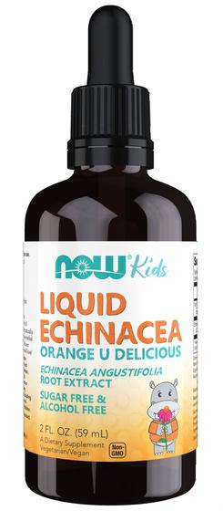 Imagem de Suplemento NOW Foods Kids Echinacea Líquido - 60ml com Conta-Gotas