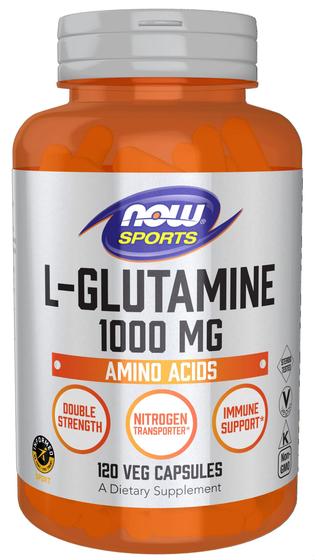 Imagem de Suplemento NOW Foods L-Glutamina 1000mg - Dupla Força