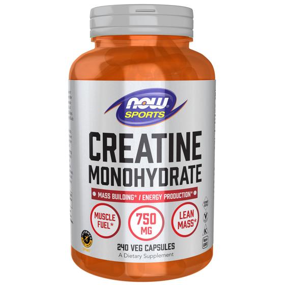 Imagem de Suplemento NOW Sports Nutrition Creatina Monohidratada 750 mg