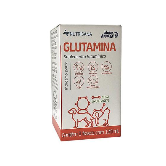 Imagem de Suplemento Nutrisana Glutamina 120Ml - Mundo Animal