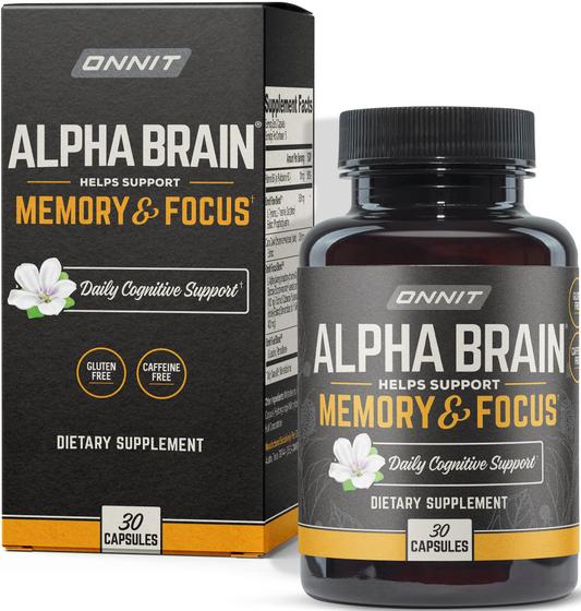 Imagem de Suplemento ONNIT Alpha Brain Premium - Nootropic - 30 Cápsulas