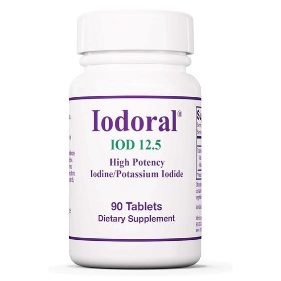 Imagem de Suplemento Optimox Iodoral 12,5mg - Suporte para Tireoide (90 Cápsulas)