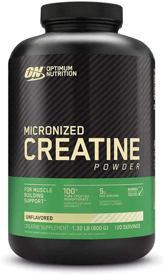 Imagem de Suplemento Optimum Nutrition Creatina em pó 600g sem sabor