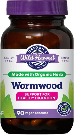 Imagem de Suplemento Oregon's Wild Harvest Wormwood Organic 90 comprimidos