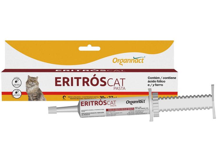 Imagem de Suplemento Organnact Eritrós Cat - para Gato 27ml