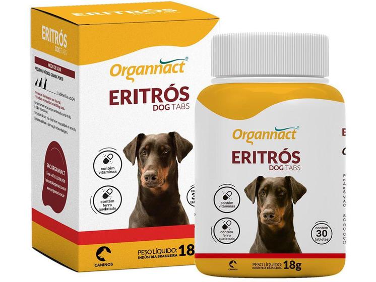 Imagem de Suplemento Organnact Eritrós Dog Tabs - para Cachorro 18g