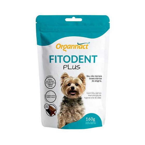 Imagem de Suplemento Organnact Fitodent Plus Palitos para Cães 160g