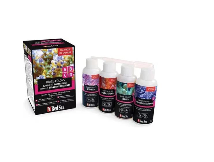 Imagem de Suplemento P Aquário Red Sea Trace-colors A/b/c/d Pack 100ml