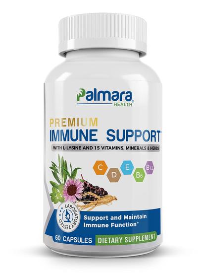 Imagem de Suplemento Palmara Health Premium Immune Support 60 cápsulas