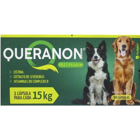 Imagem de Suplemento para Cães Queranon 15kg (30 cápsulas) - Avert