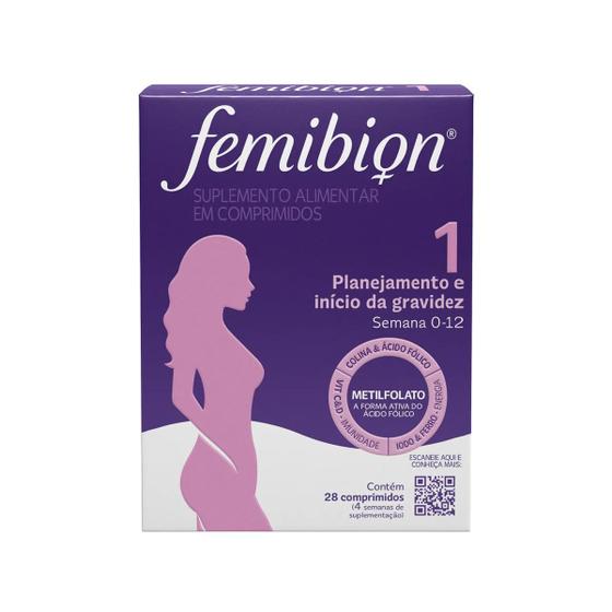 Suplemento Para Planejamento/ ínicio Da Gravidez 0 A 12 Semanas 28 Comprimidos Femibion - Femibion Imagem de Suplemento Para Planejamento/ ínicio Da Gravidez 0 A 12 Semanas 28 Comprimidos Femibion