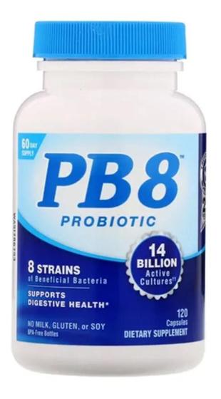 Imagem de Suplemento Pb8 - 14 Bilhões Mistura Probiótica 120 Cápsulas