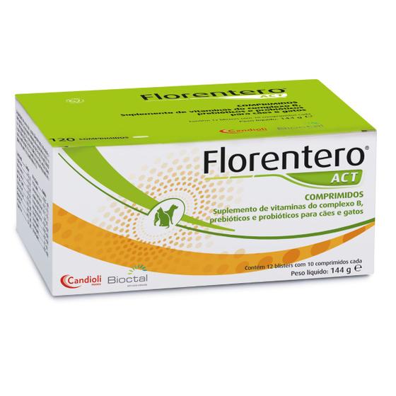 Imagem de Suplemento Pet Florentero Act Bioctal 1 Cx com 12 Cartelas