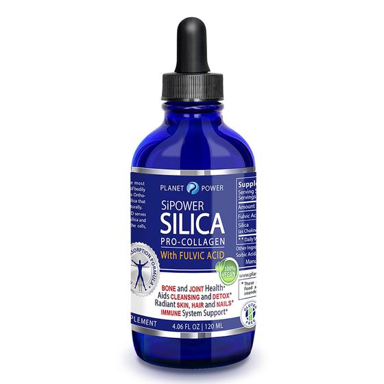 Imagem de Suplemento Planet Power SiPower Silica Vegan Colágeno 120mL