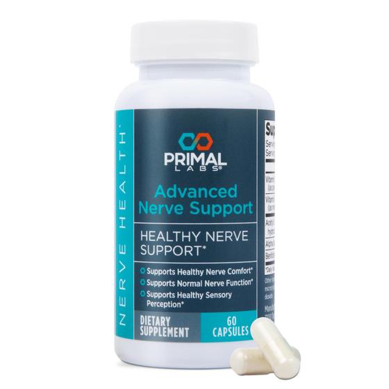 Imagem de Suplemento Primal Labs Advanced Nerve Support 60 cápsulas