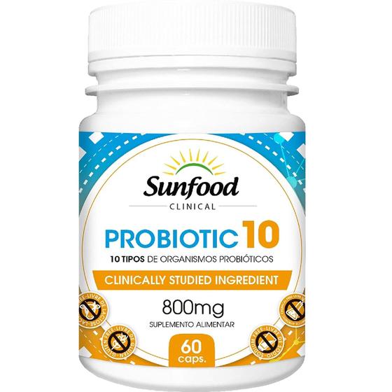 Imagem de Suplemento Probiotic 10 - 800mg Probióticos Sunfood