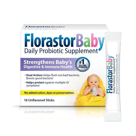 Imagem de Suplemento Probiótico Diário Florastor Baby 18 Sticks