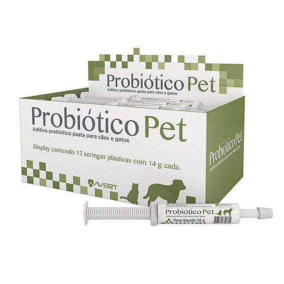 Imagem de Suplemento Probiótico Pet Para Cães e Gatos Avert - 14g