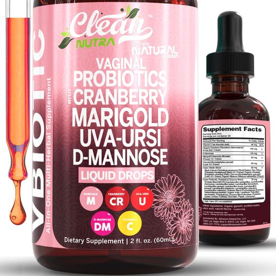 Imagem de Suplemento Probiótico Vaginal Clean Nutra V-Biotic - Gotas