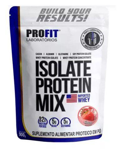 Imagem de Suplemento ProFit Isolate Protein Mix proteínas Mix 900g