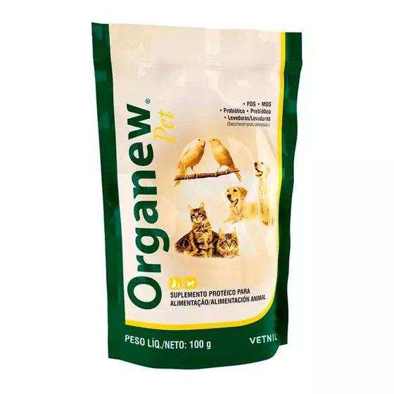 Imagem de Suplemento Proteico Probiótico Organew Pet Vetnil - 100g