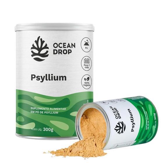 Imagem de Suplemento Psyllium em pó 300g Ocean Drop