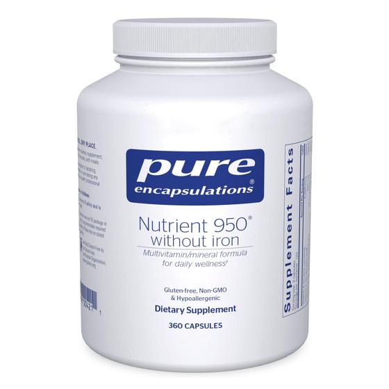 Imagem de Suplemento Pure Encapsulations Nutrient 950 sem ferro 360 cápsulas