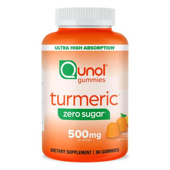 Imagem de Suplemento Qunol Zero Sugar Turmeric Gummies 90 unidades