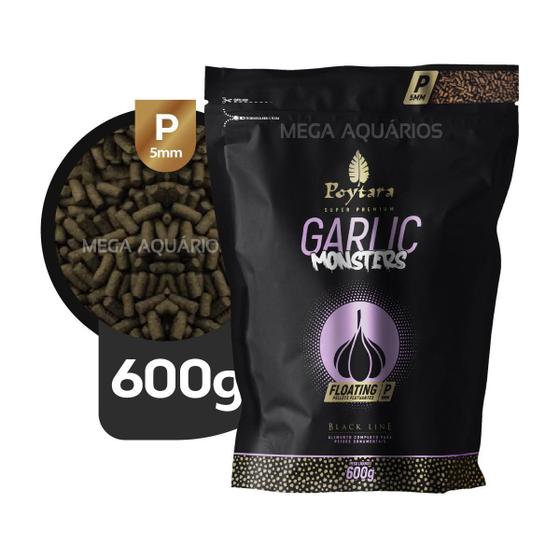 Imagem de Suplemento Ração Poytara Garlic Monsters 600G Floating P