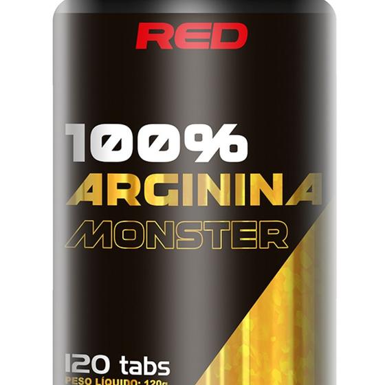 Imagem de Suplemento Red 100% Arginina Monster Com 120 Tabs