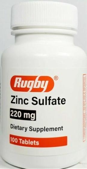Imagem de Suplemento Rugby de Zinco (220mg) - 100 Comprimidos