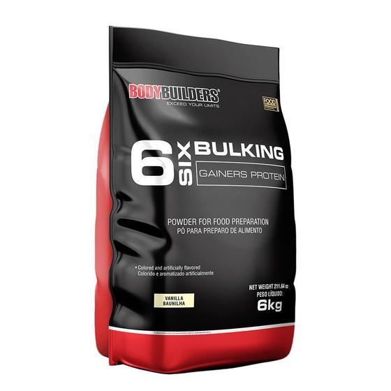 Imagem de Suplemento Six Bulking Gainers Protein Baunilha 6kg