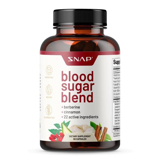 Imagem de Suplemento Snap Supplements Blood Sugar Blend - 60 Comprimidos