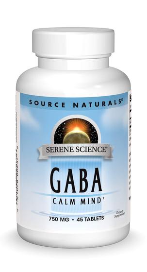 Imagem de Suplemento Source Naturals Serene Science GABA 750 mg 45 comprimidos