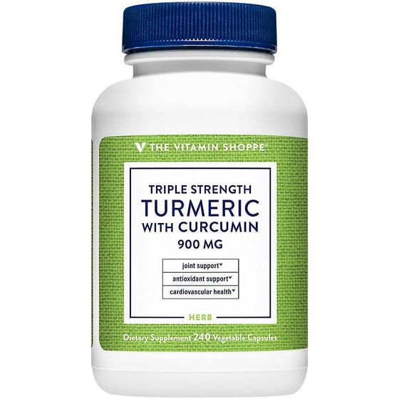 Imagem de Suplemento The Vitamin Shoppe Turmeric Tripla Força - 900mg