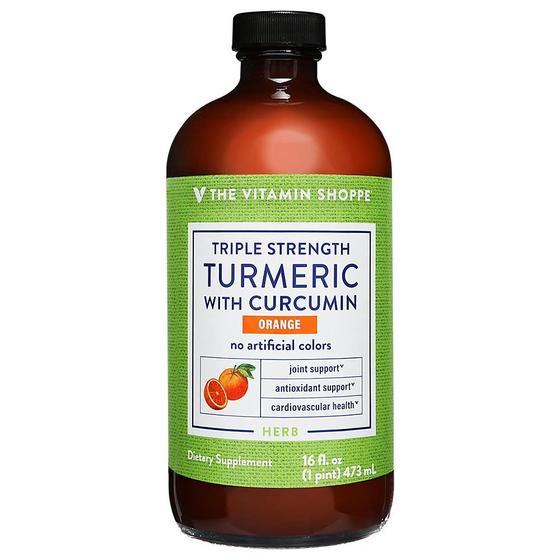 Imagem de Suplemento The Vitamin Shoppe Turmeric Tripla Força - 900mg