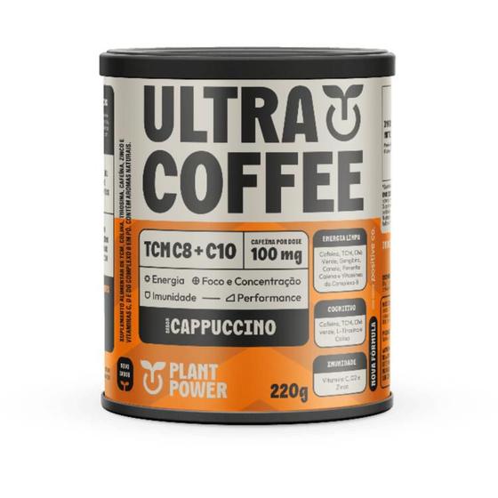 Suplemento Ultracoffee Cappuccino A Tal Da Castanha 220g Imagem de Suplemento Ultracoffee Cappuccino A Tal Da Castanha 220g