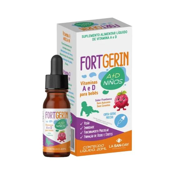 Imagem de Suplemento Vitamina Fortgerin A e D 20ml - La San-Day