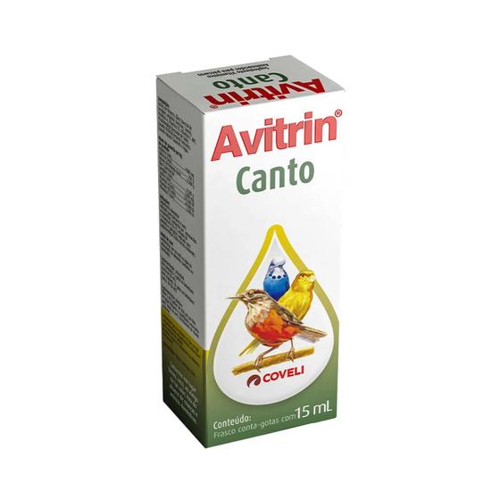 Imagem de Suplemento vitamínico avitrin canto para pássaros 15ml