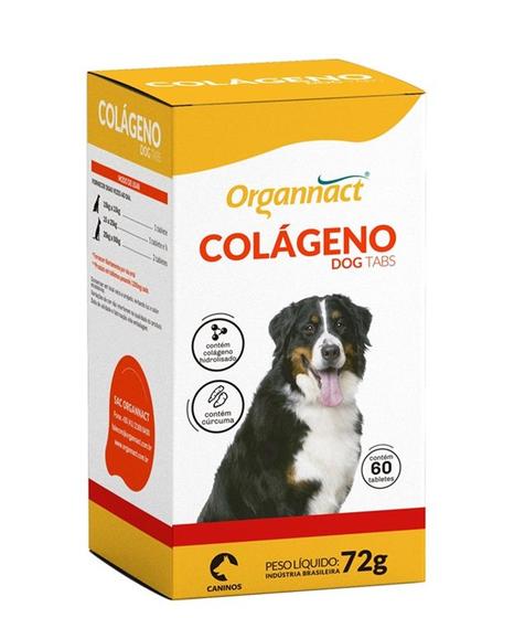 Imagem de Suplemento Vitamínico Colageno Dog Tabs 72gr - Organnact