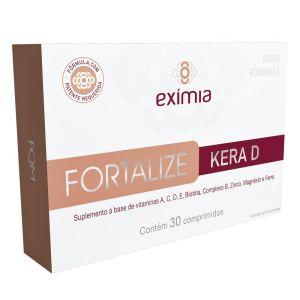 Suplemento Vitamínico Exímia Fortalize Kera D 30 comprimidos Menor preço em Suplemento Vitamínico Exímia Fortalize Kera D 30 comprimidos