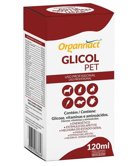 Imagem de Suplemento Vitamínico Glicol Pet 120ml - Organnact
