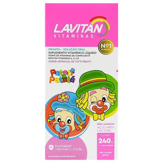 Imagem de Suplemento Vitamínico Infantil Lavitan Kids 240 ML