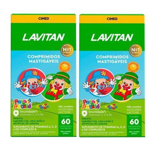 Imagem de Suplemento Vitamínico Lavitan Kids Lima-Limão 60Cp  Cimed