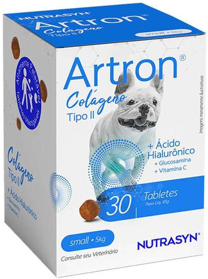 Imagem de Suplemento Vitamínico Nutrasyn Artron Tipo II Small para Cães de Pequeno Porte 30 tabletes