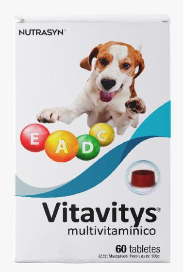 Imagem de Suplemento Vitamínico Nutrasyn Vitavitys Cães 60Caps