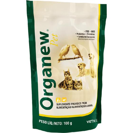 Suplemento Vitamínico Organew Pet Forte Probiótico + Prebiótico - 100 g Menor preço em Suplemento Vitamínico Organew Pet Forte Probiótico + Prebiótico - 100 g