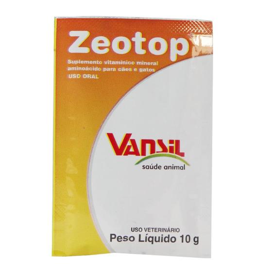 Imagem de Suplemento Vitamínico p/ Cães e Gatos Zeotop Vansil 10g